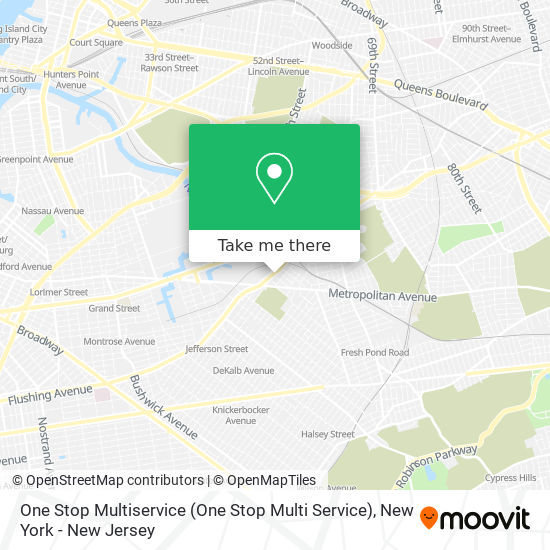 Mapa de One Stop Multiservice (One Stop Multi Service)