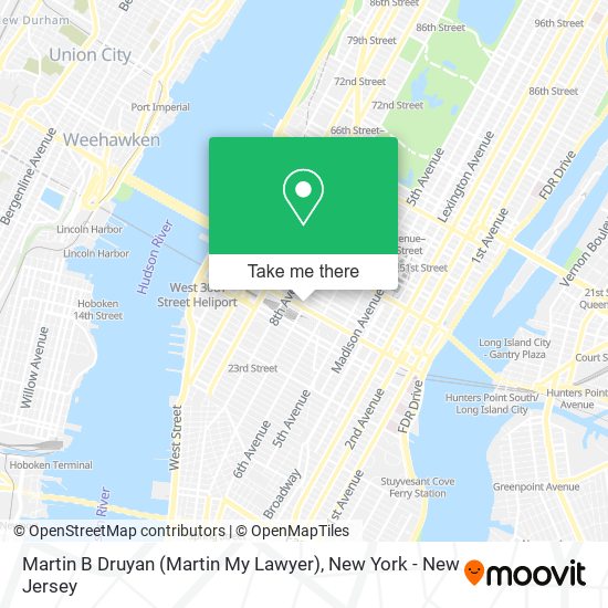 Martin B Druyan (Martin My Lawyer) map