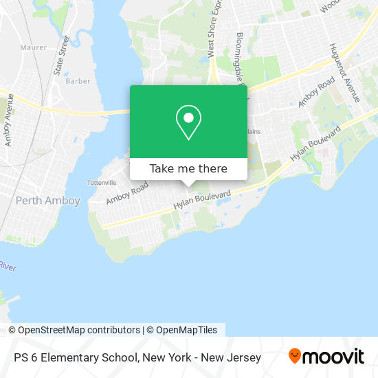 Mapa de PS 6 Elementary School