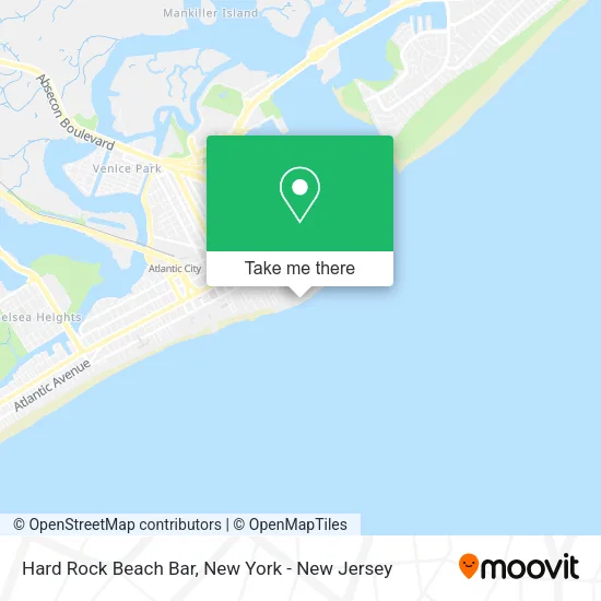 Hard Rock Beach Bar map