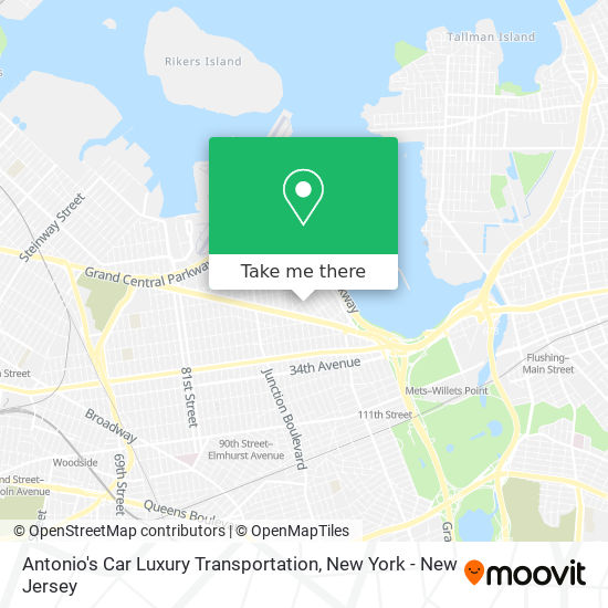 Antonio's Car Luxury Transportation map