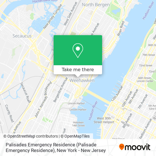 Palisades Emergency Residence (Palisade Emergency Residence) map