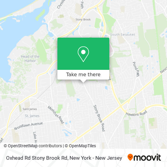 Mapa de Oxhead Rd Stony Brook Rd