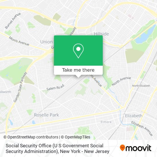Mapa de Social Security Office (U S Government Social Security Administration)