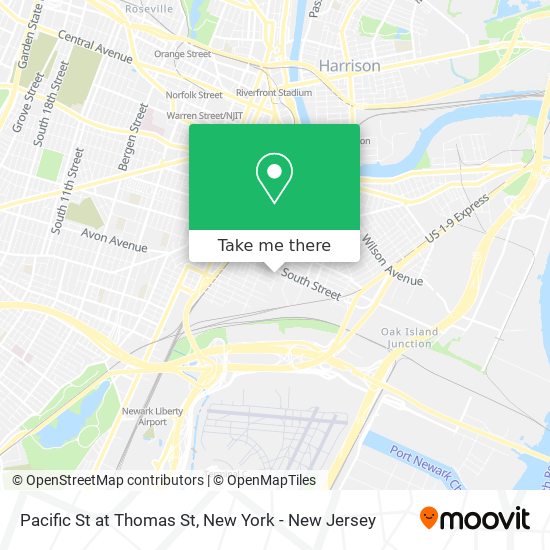 Mapa de Pacific St at Thomas St