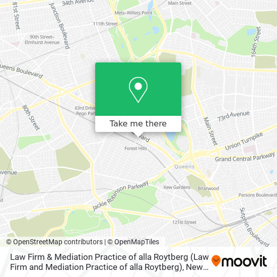 Mapa de Law Firm & Mediation Practice of alla Roytberg