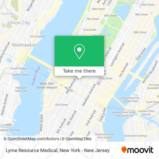 Mapa de Lyme Resource Medical