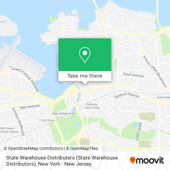 State Warehouse Distributers (State Warehouse Distributors) map