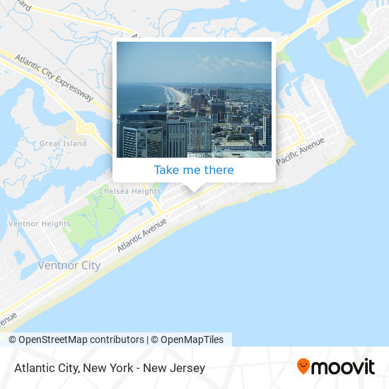 Mapa de Atlantic City