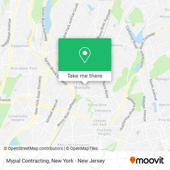 Mypal Contracting map