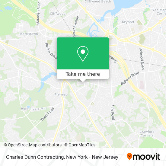 Charles Dunn Contracting map