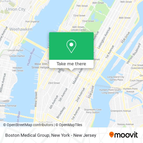 Mapa de Boston Medical Group