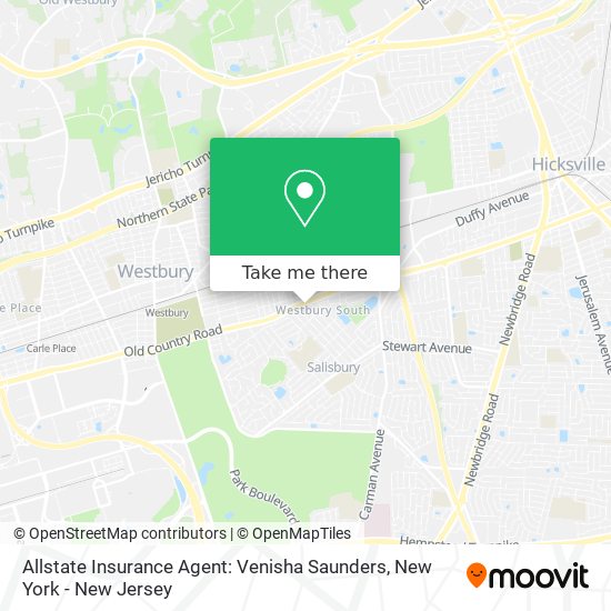 Allstate Insurance Agent: Venisha Saunders map