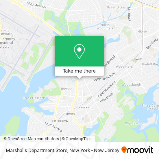 Marshalls Department Store map