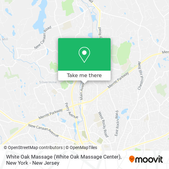 White Oak Massage map