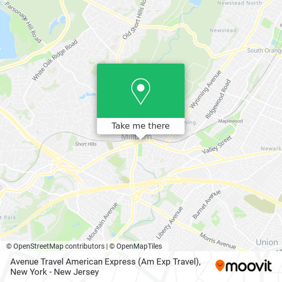 Mapa de Avenue Travel American Express (Am Exp Travel)