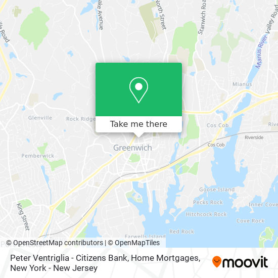 Peter Ventriglia - Citizens Bank, Home Mortgages map
