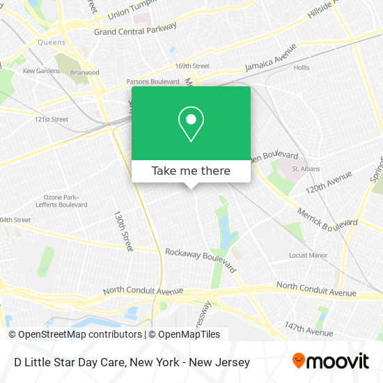 D Little Star Day Care map