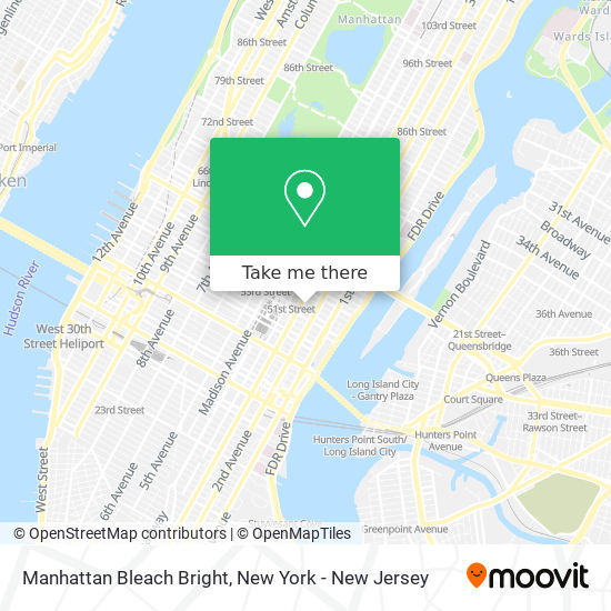 Mapa de Manhattan Bleach Bright