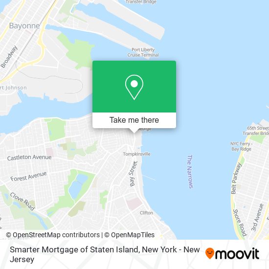 Smarter Mortgage of Staten Island map