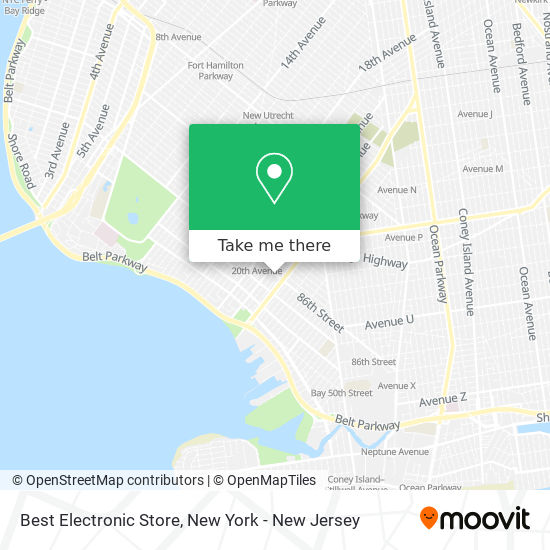 Mapa de Best Electronic Store