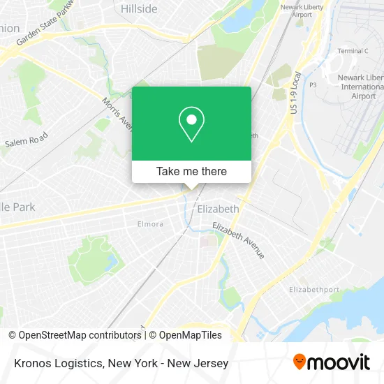 Kronos Logistics map