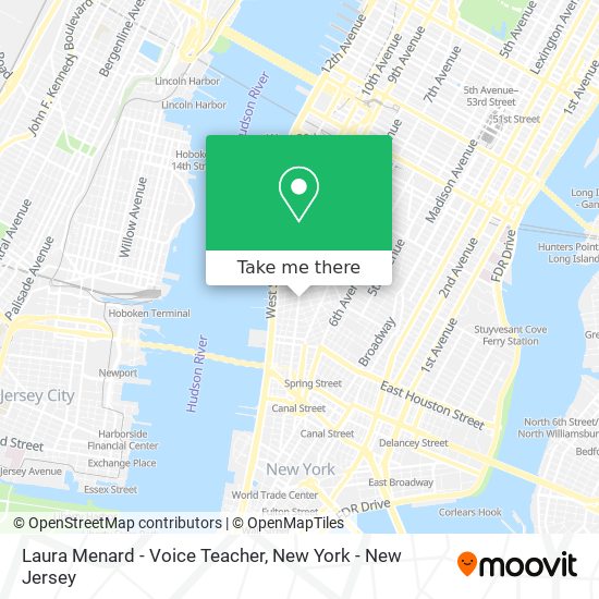 Laura Menard - Voice Teacher map