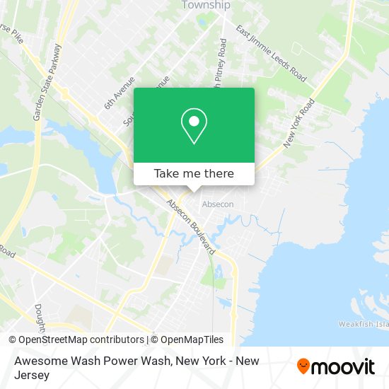 Mapa de Awesome Wash Power Wash