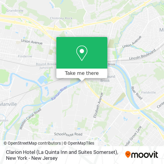 Clarion Hotel (La Quinta Inn and Suites Somerset) map