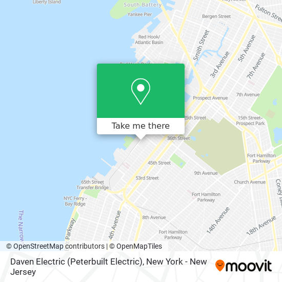 Daven Electric (Peterbuilt Electric) map