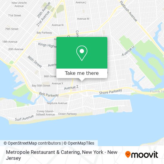 Metropole Restaurant & Catering map