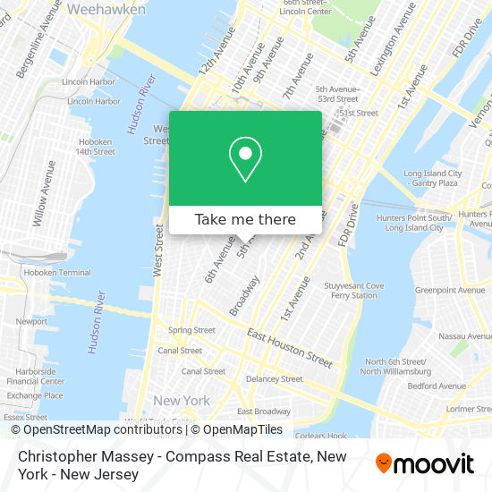 Mapa de Christopher Massey - Compass Real Estate