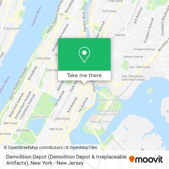Mapa de Demolition Depot (Demolition Depot & Irreplaceable Artifacts)