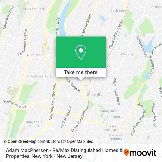 Mapa de Adam MacPherson - Re / Max Distinguished Homes & Properties