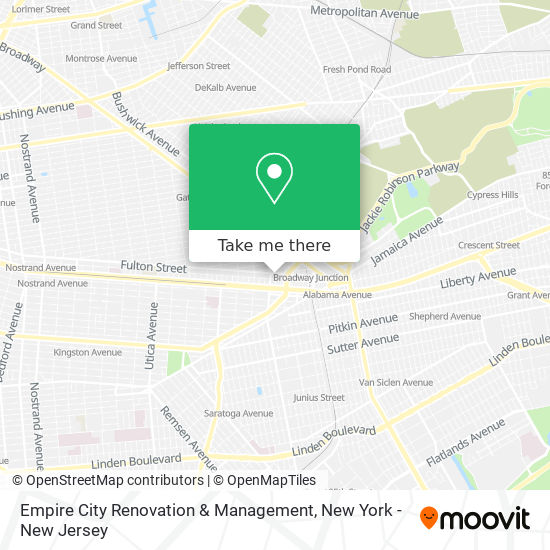 Mapa de Empire City Renovation & Management