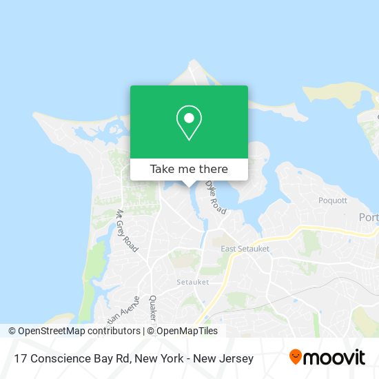 Mapa de 17 Conscience Bay Rd