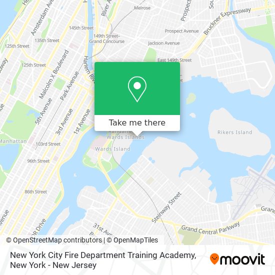 New York City Fire Department Training Academy map