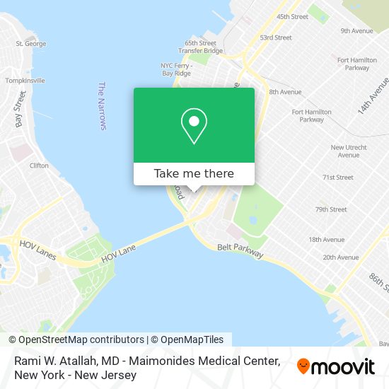 Rami W. Atallah, MD - Maimonides Medical Center map