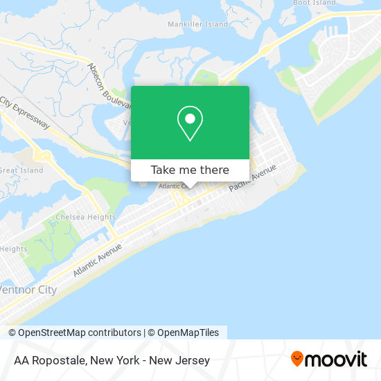 Cómo llegar a AA Ropostale en Atlantic City, Nj en Autobús, Metro o Tren?