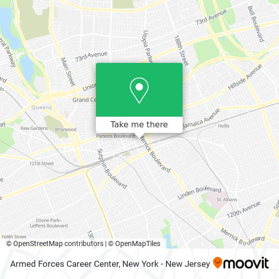 Armed Forces Career Center map