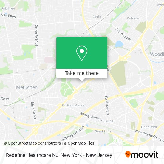 Redefine Healthcare NJ map