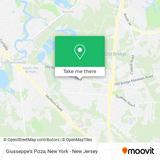 Mapa de Giusseppe's Pizza