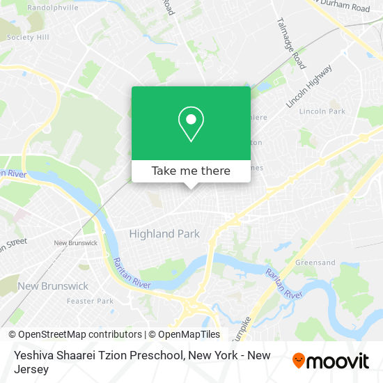 Mapa de Yeshiva Shaarei Tzion Preschool