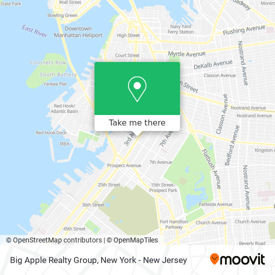 Mapa de Big Apple Realty Group