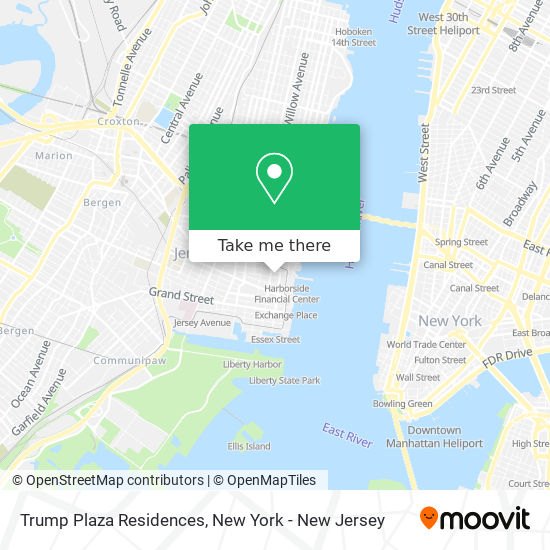 Trump Plaza Residences map