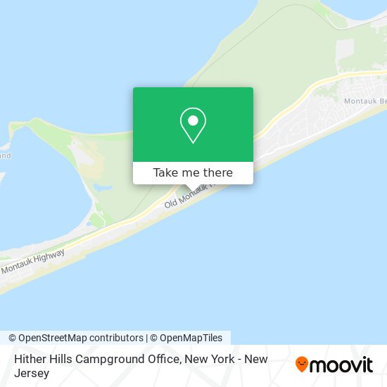 Hither Hills Campground Office map