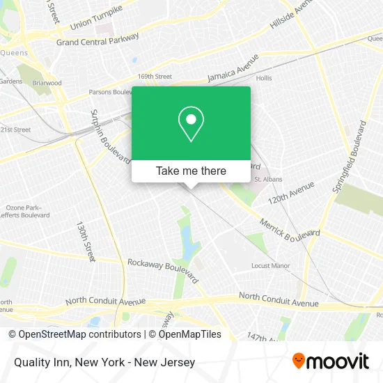 Quality Inn map