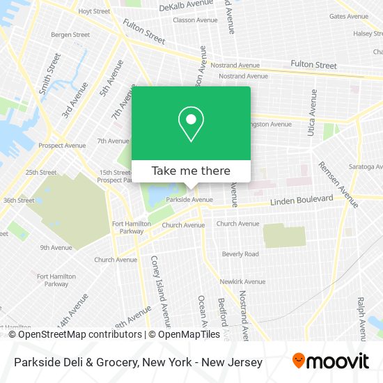 Parkside Deli & Grocery map