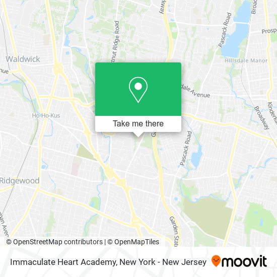 Mapa de Immaculate Heart Academy