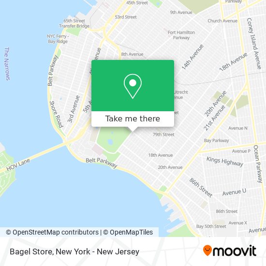 Bagel Store map